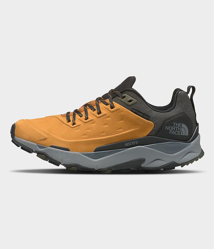 Zapatillas Trekking The North Face Hombre Amarillo/Negras Vectiv Exploris Futurelight™ Cuero 43591PFXE